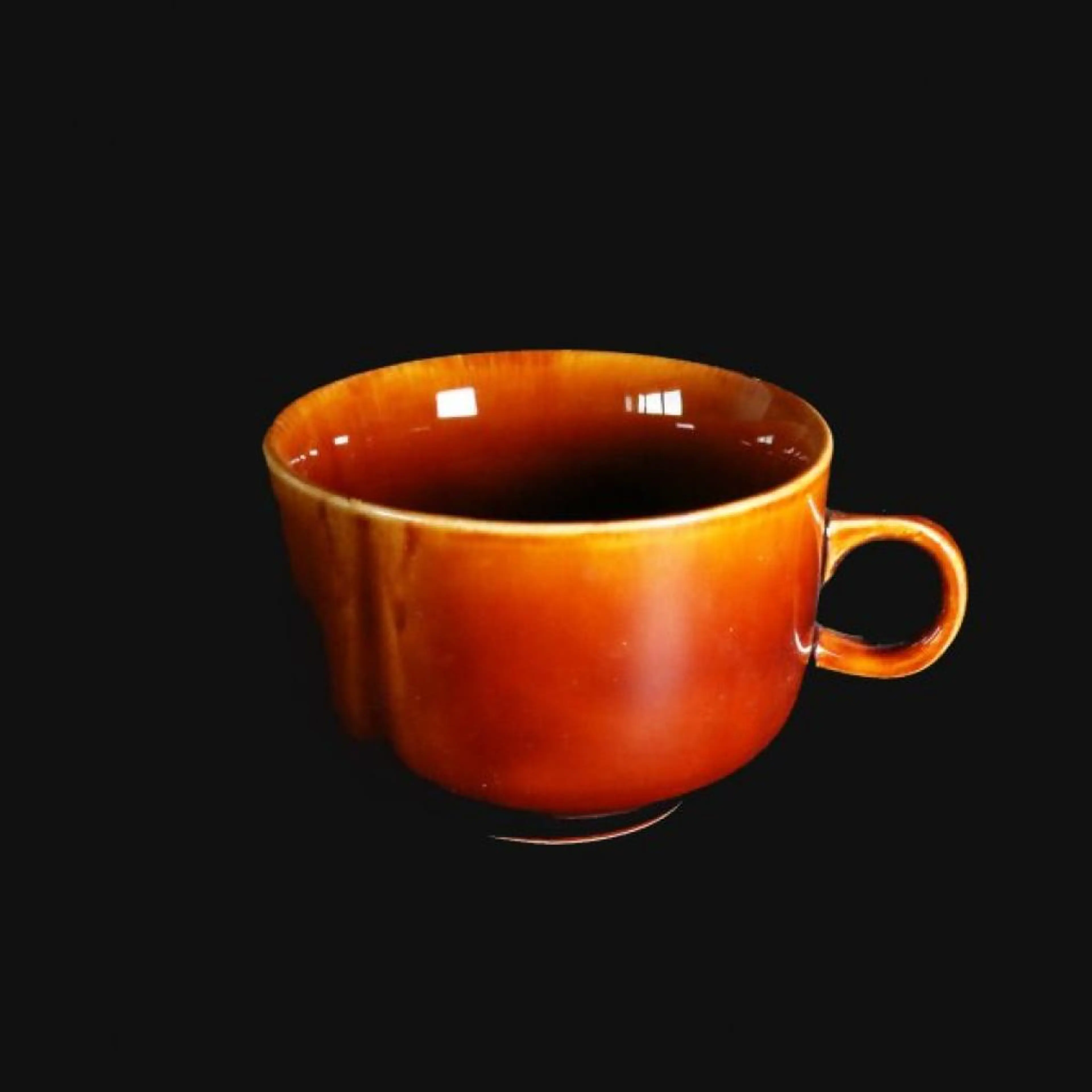 A Classic Vintage Brown Coffee Cup
