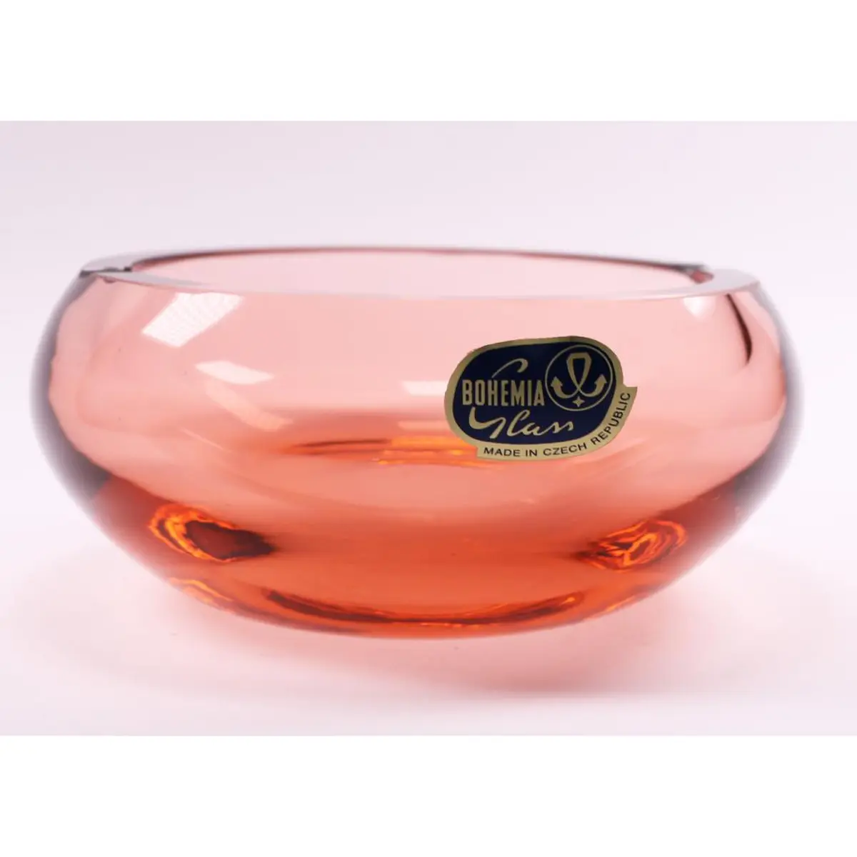 Ashtray Glass Pink