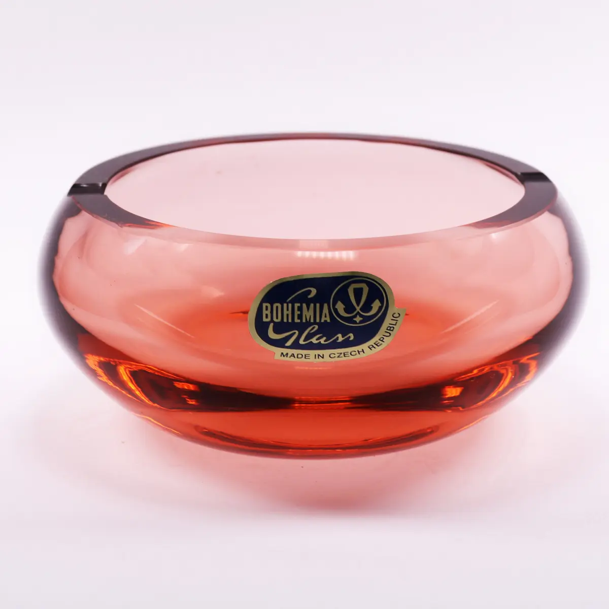 Ashtray Glass Pink