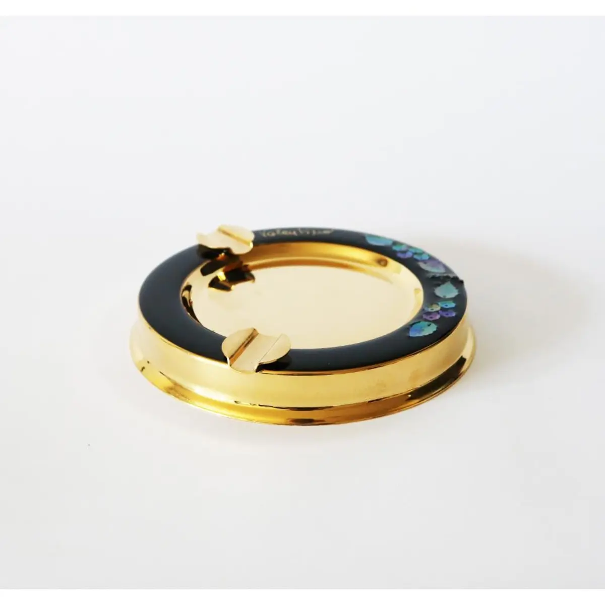 Ashtray Metal Gold