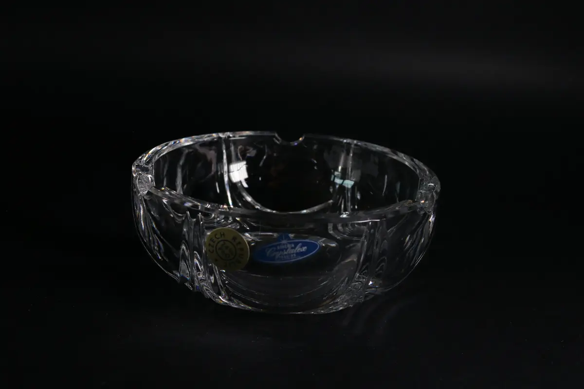 Bohemia Crystalex Heavy Crystal Ashtray