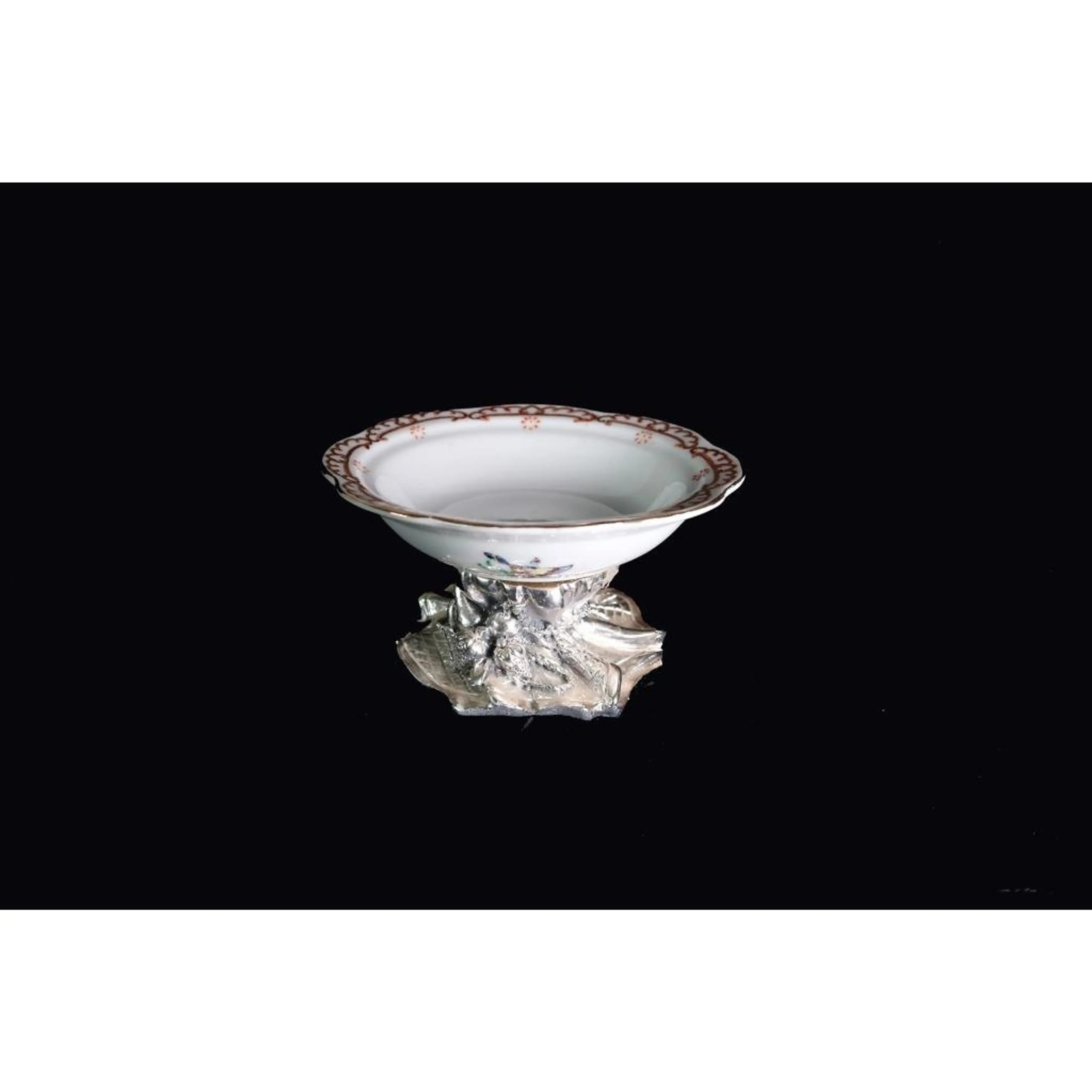 Bowl Porcelain Silver