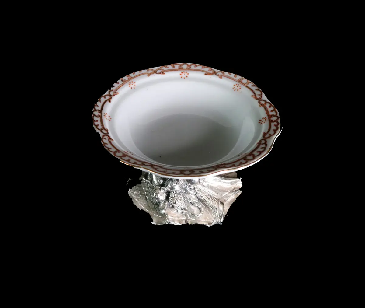 Bowl Porcelain Silver
