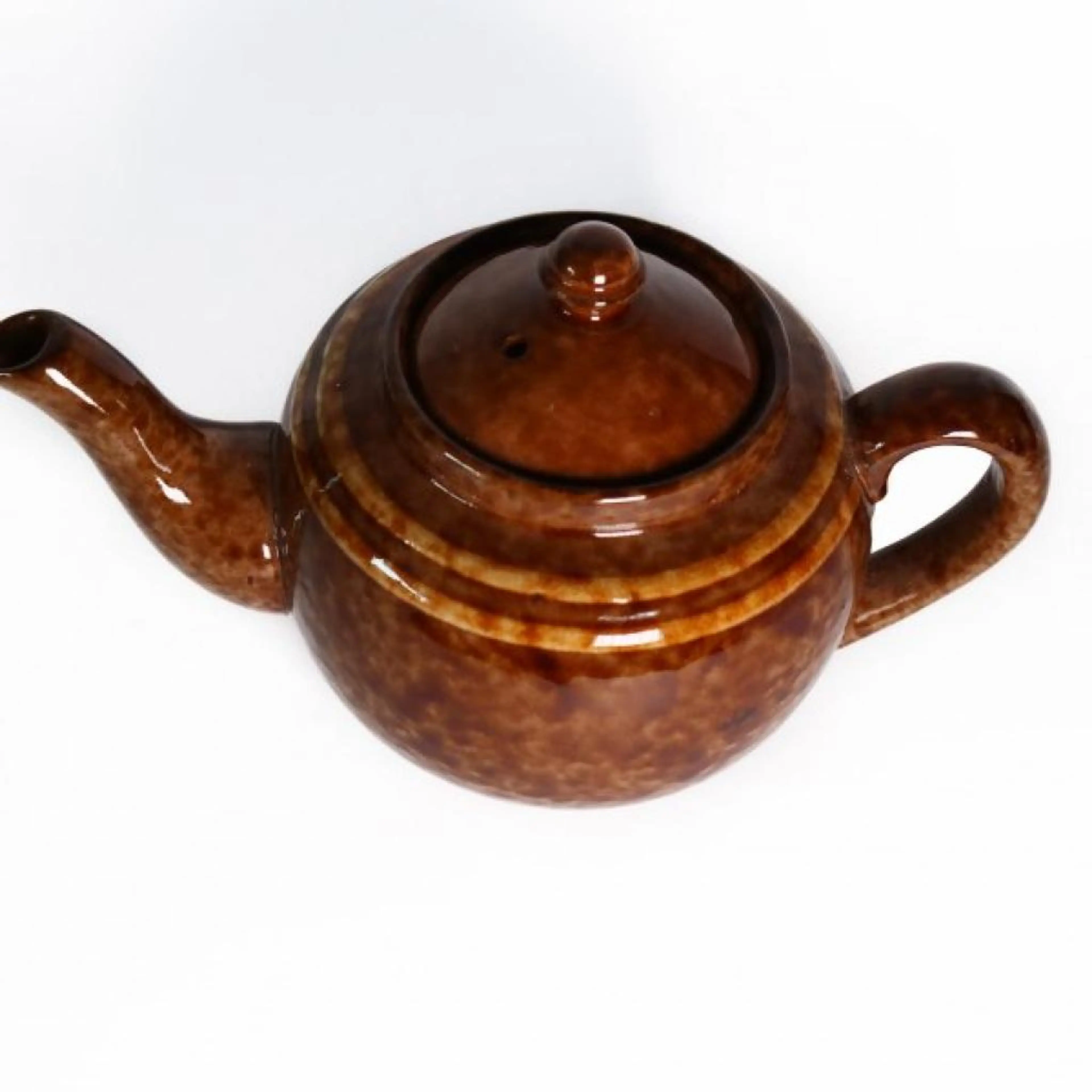 Capodmonte Brown Teapot Big