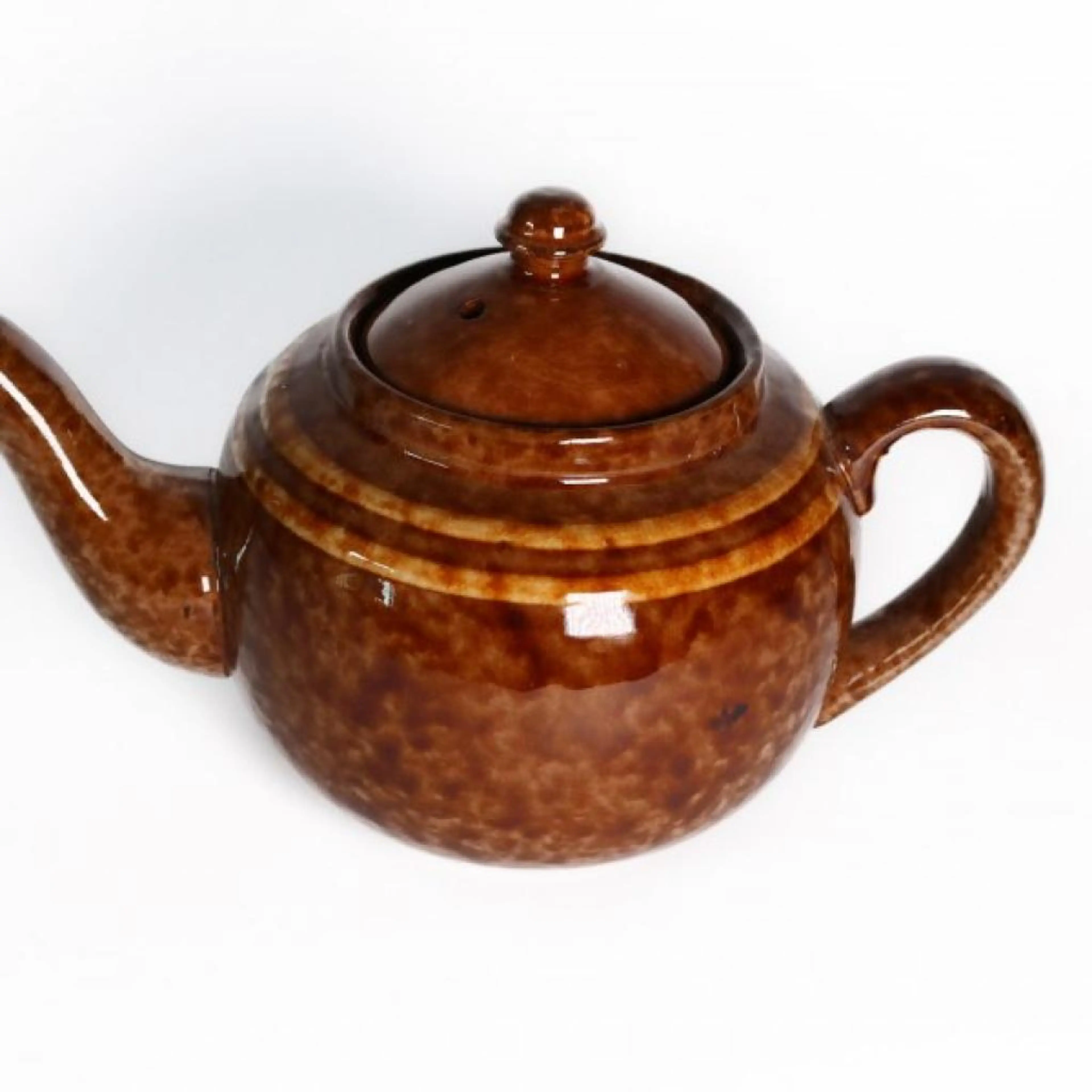 Capodmonte Brown Teapot Big