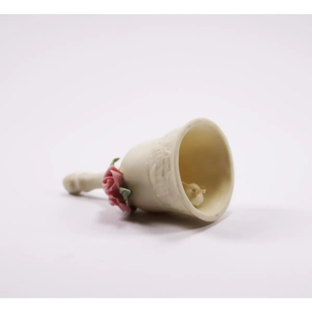 Ceramic Bell Pink Flowers