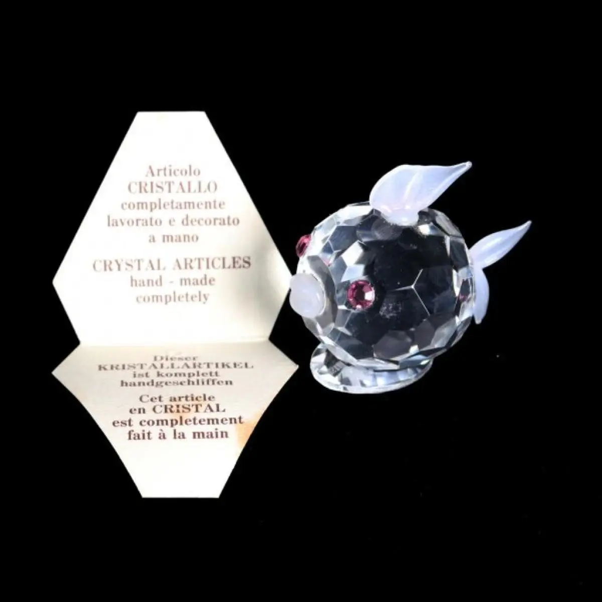 Cristalli D'Arte Crystal Fish