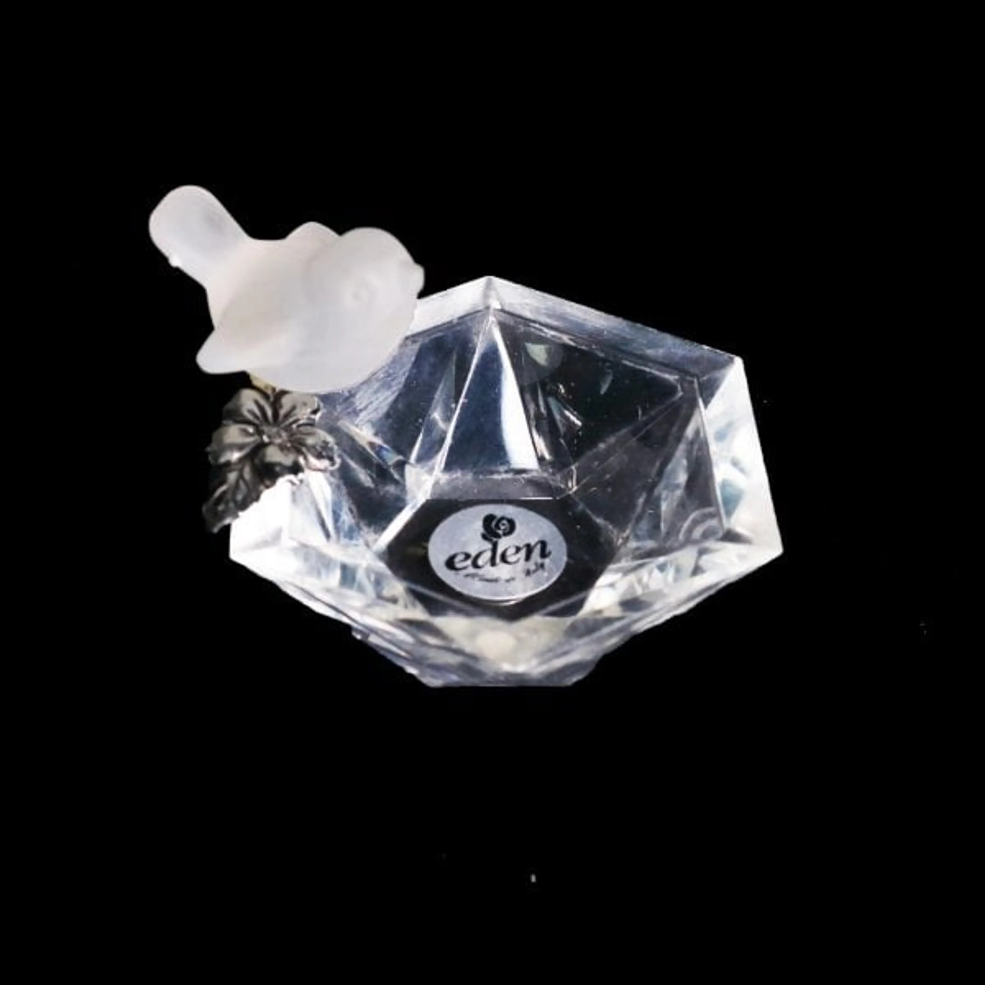 Crystal Bowl Bird On Top