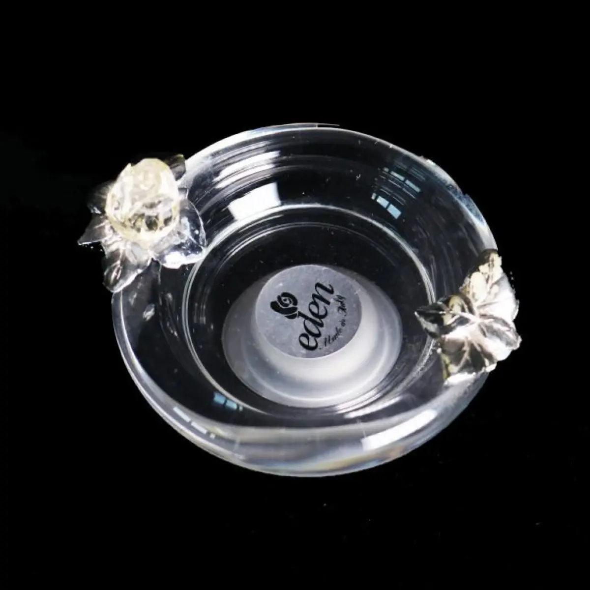 Crystal Bowl Rose On Top