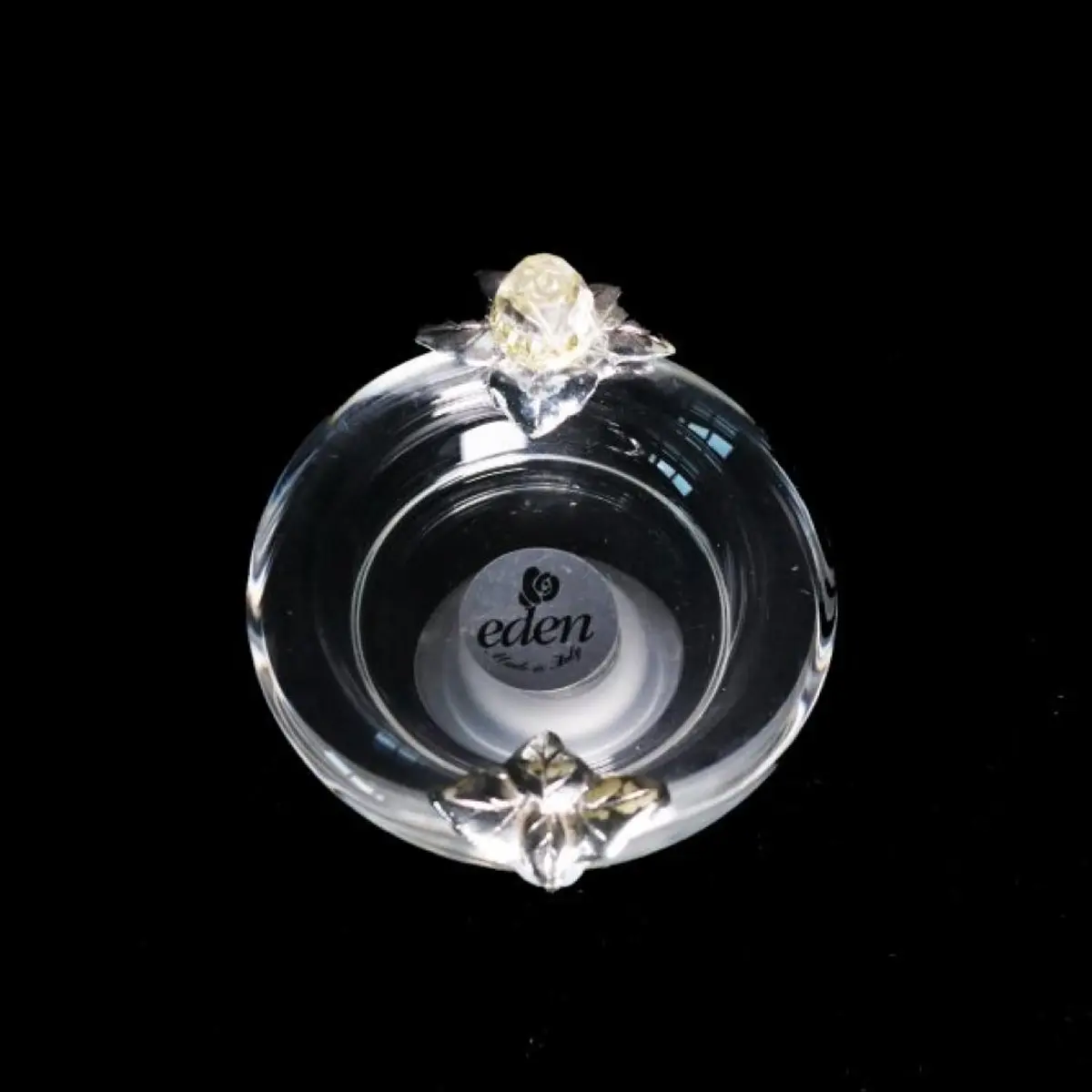 Crystal Bowl Rose On Top