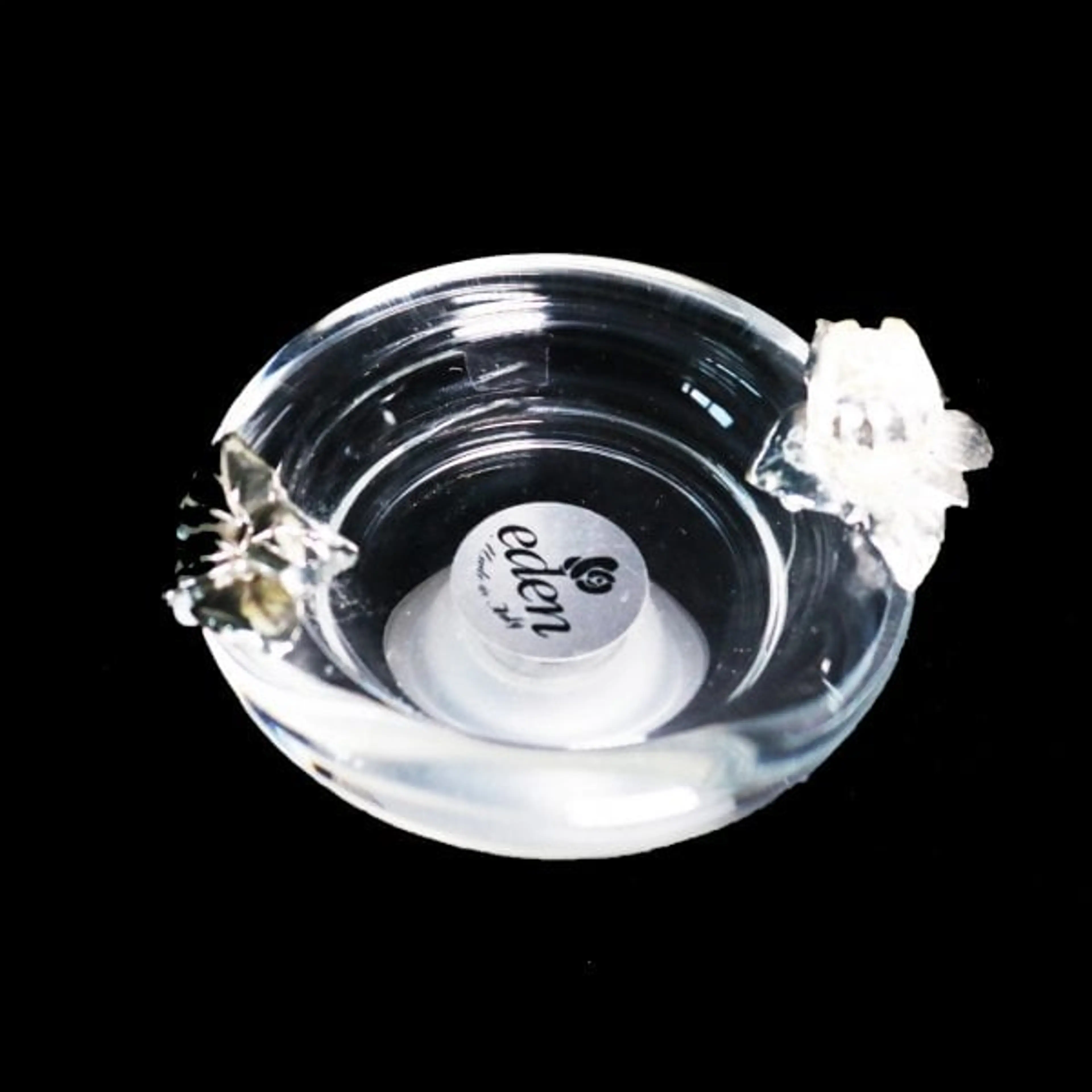 Crystal Bowl Rose On Top