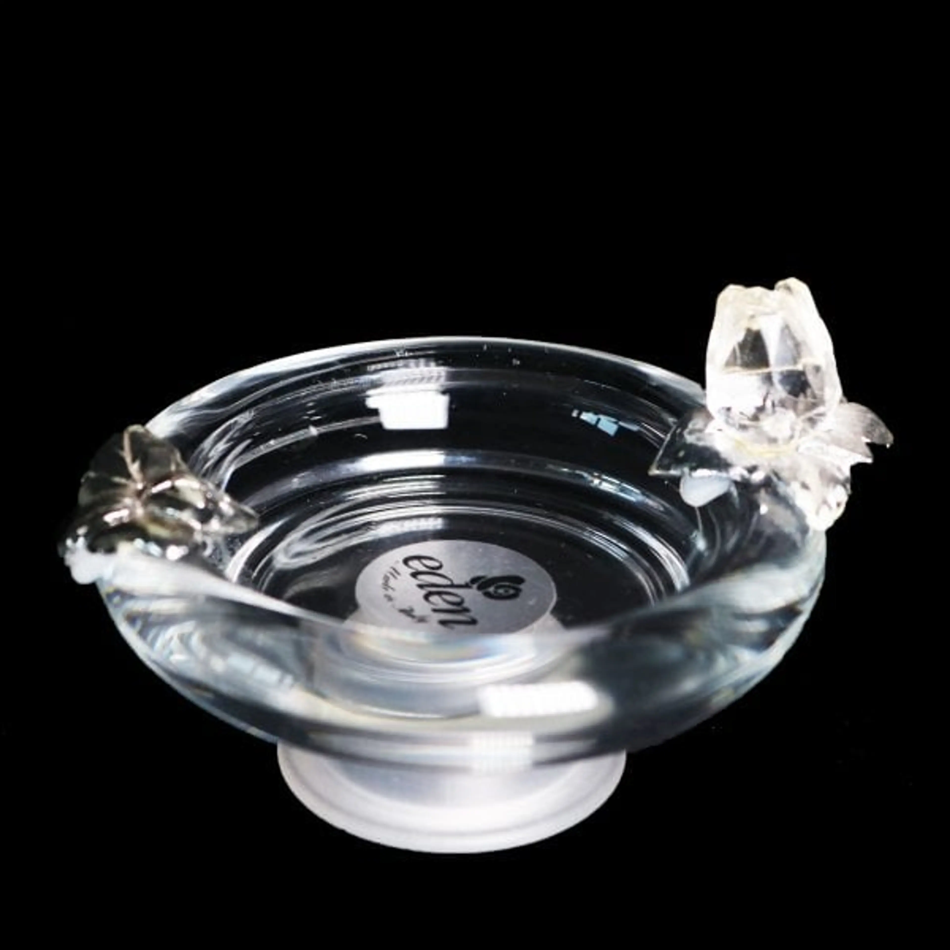 Crystal Bowl Rose On Top