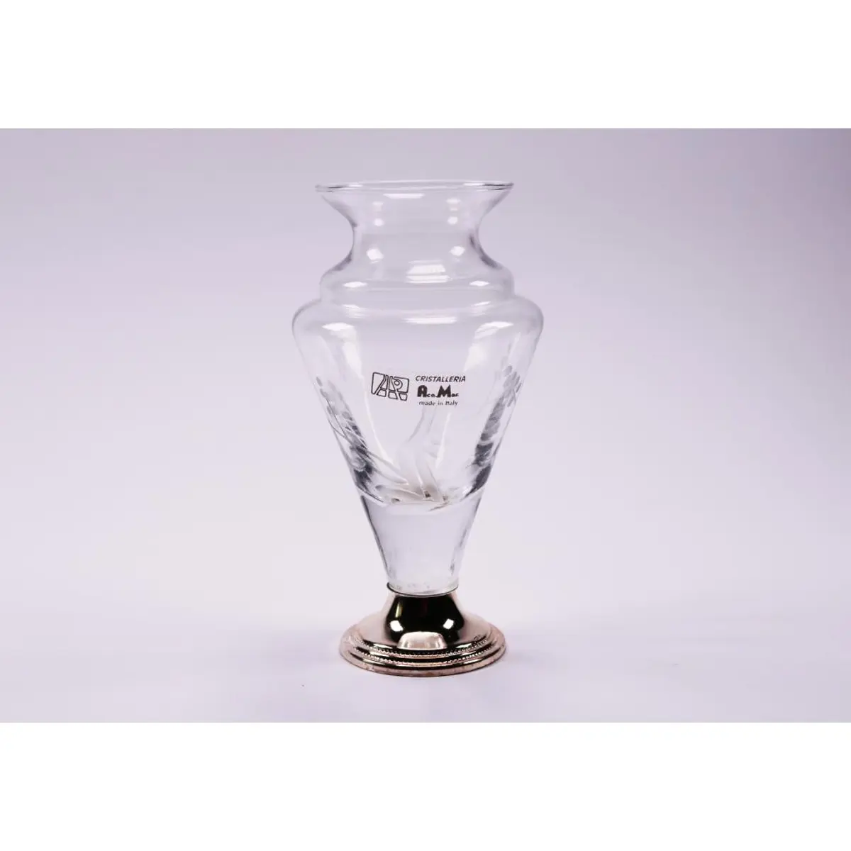 Crystal Vase With Silver 925