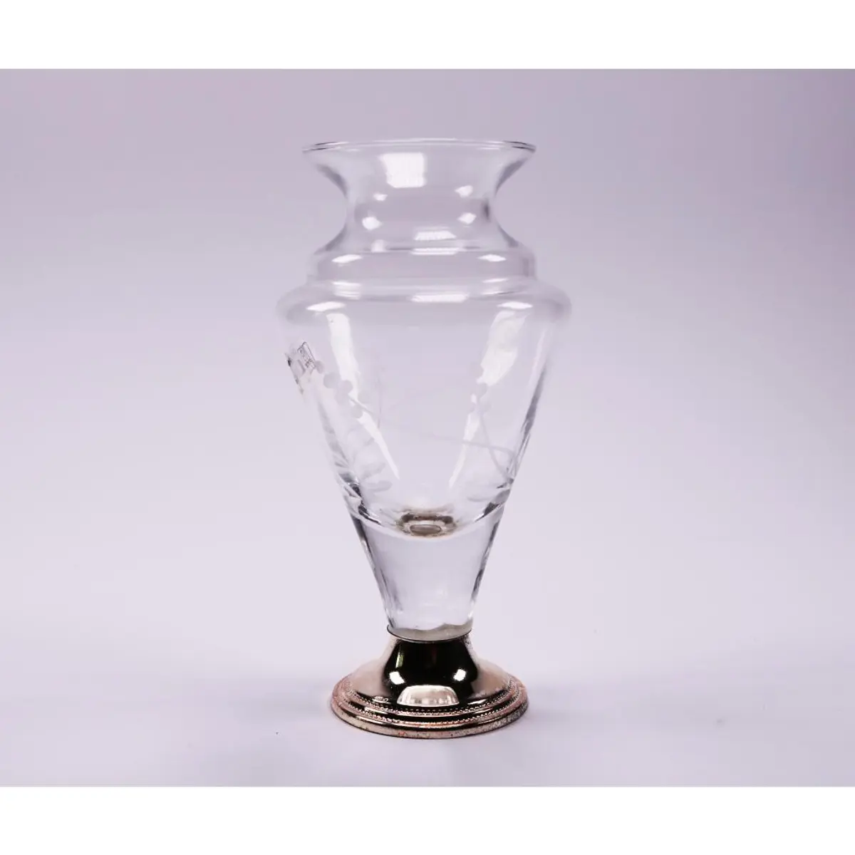Crystal Vase With Silver 925