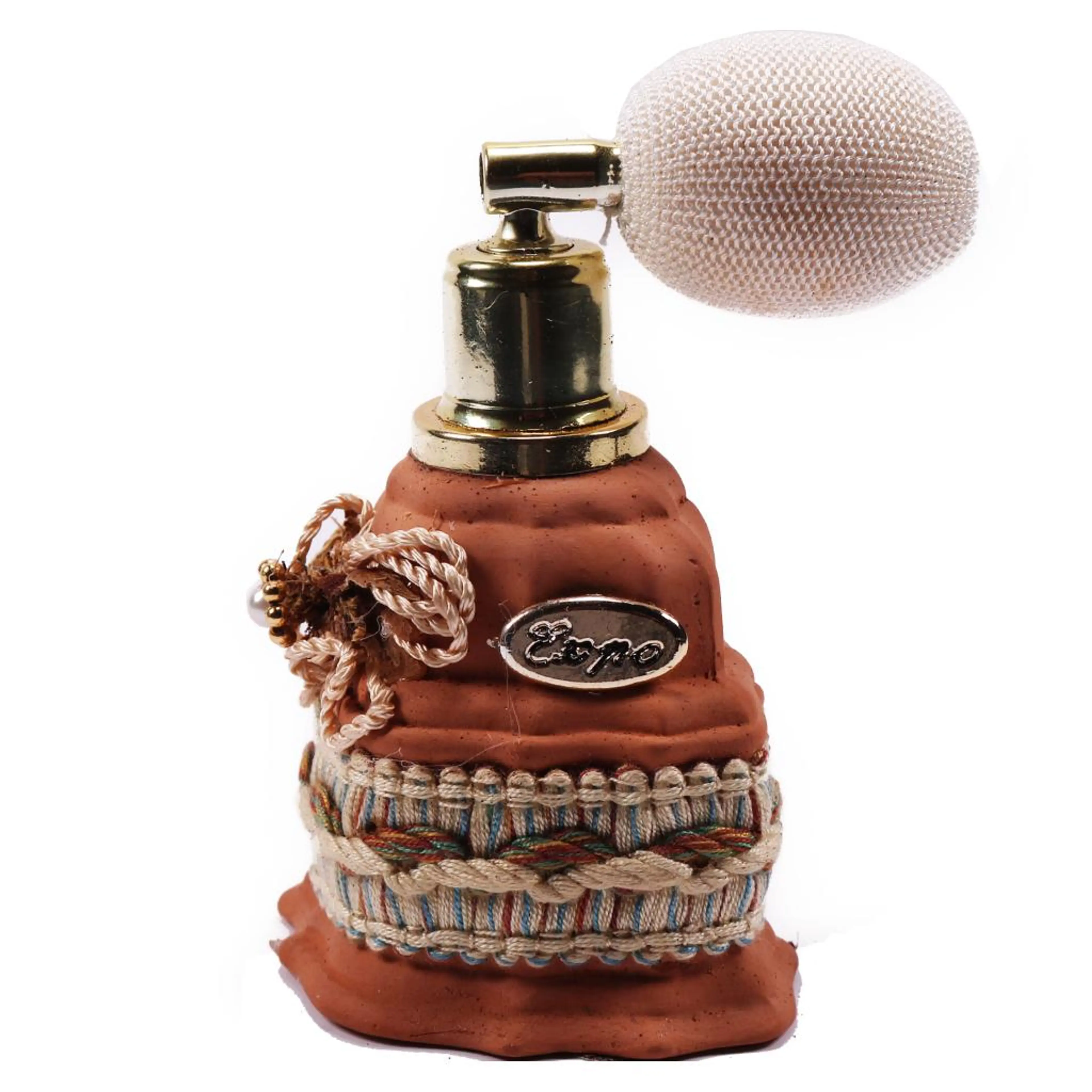 Elegant Vintage Style Glass Spray Perfume Bottle Atomizer With Bulb Spray