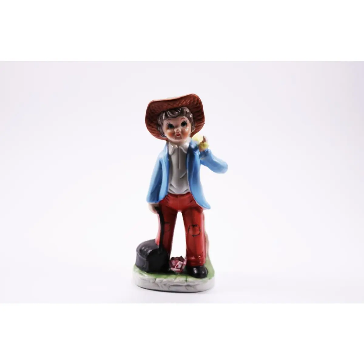Figurine Boy Brown Hat
