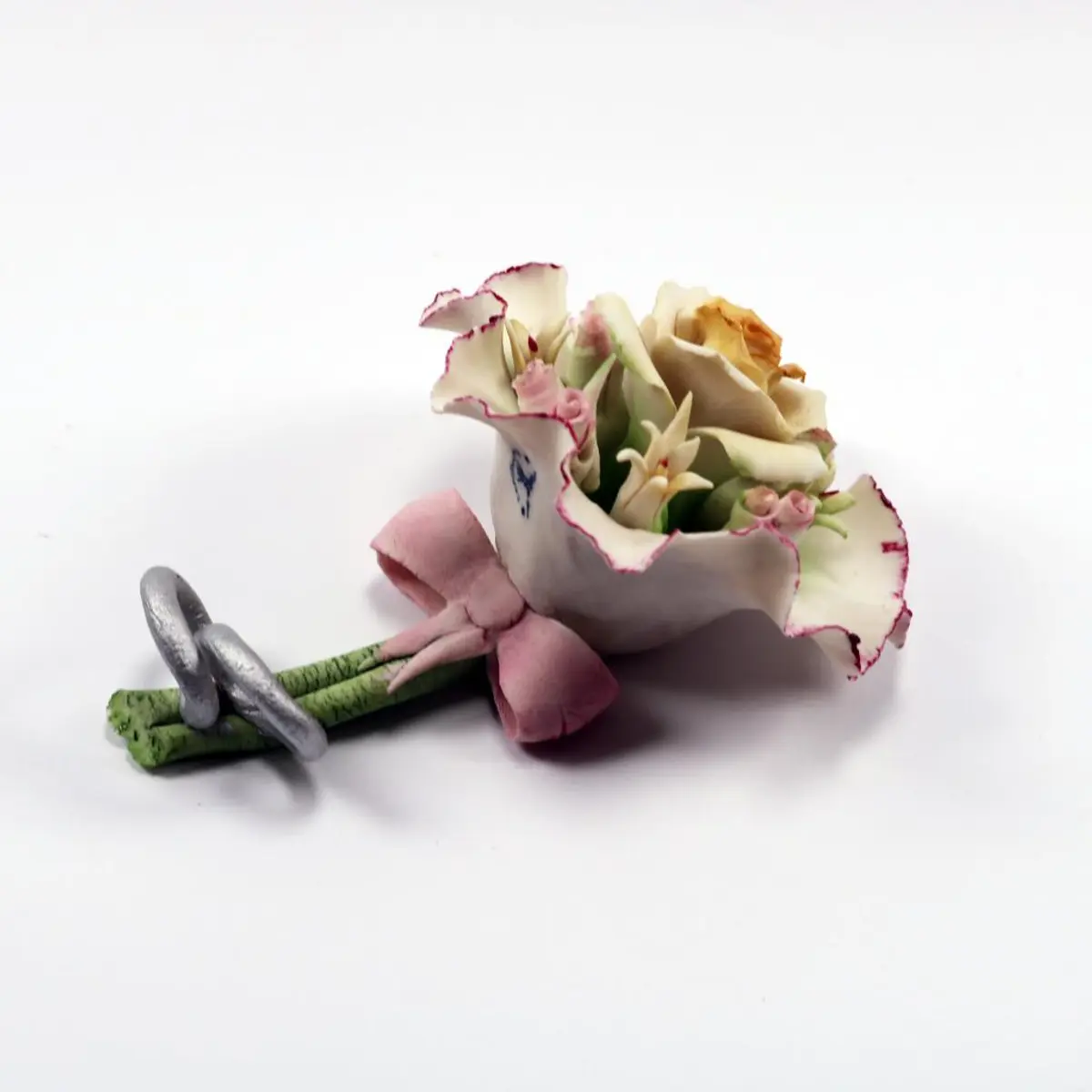 Figurine Flower Capodimonte Style