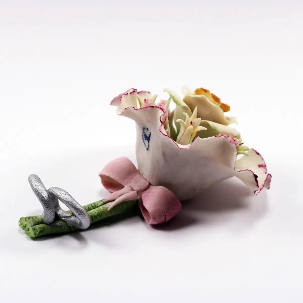 Figurine Flower Capodimonte Style