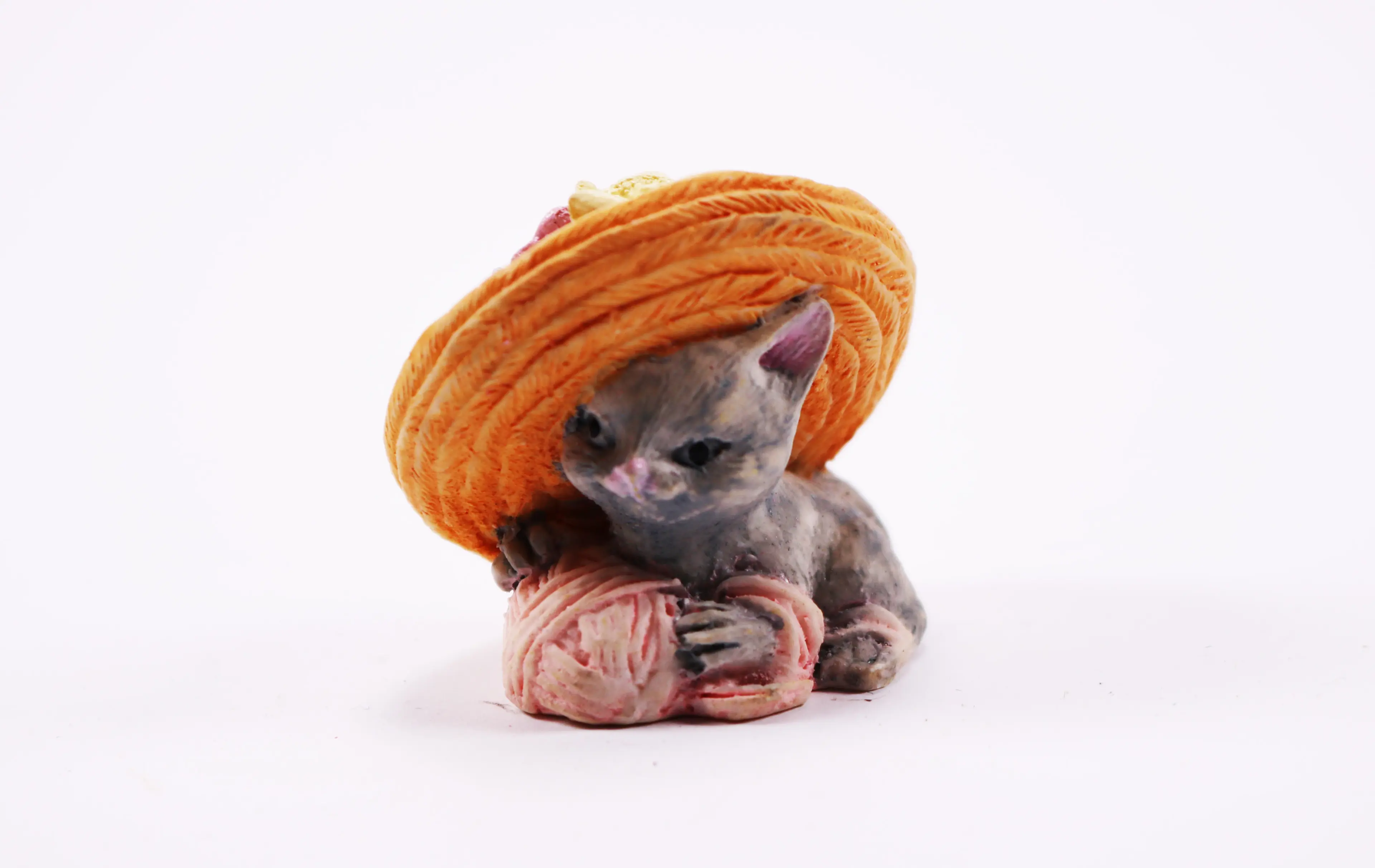 Figurine Small, Cat  Grey