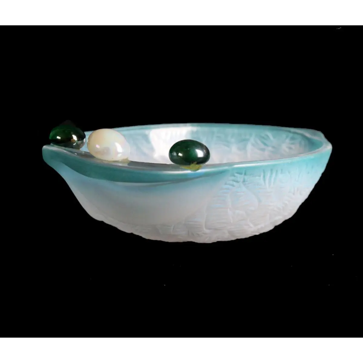 Glass Bowl Blue