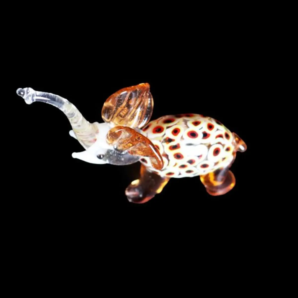Glass Figurine Elephant