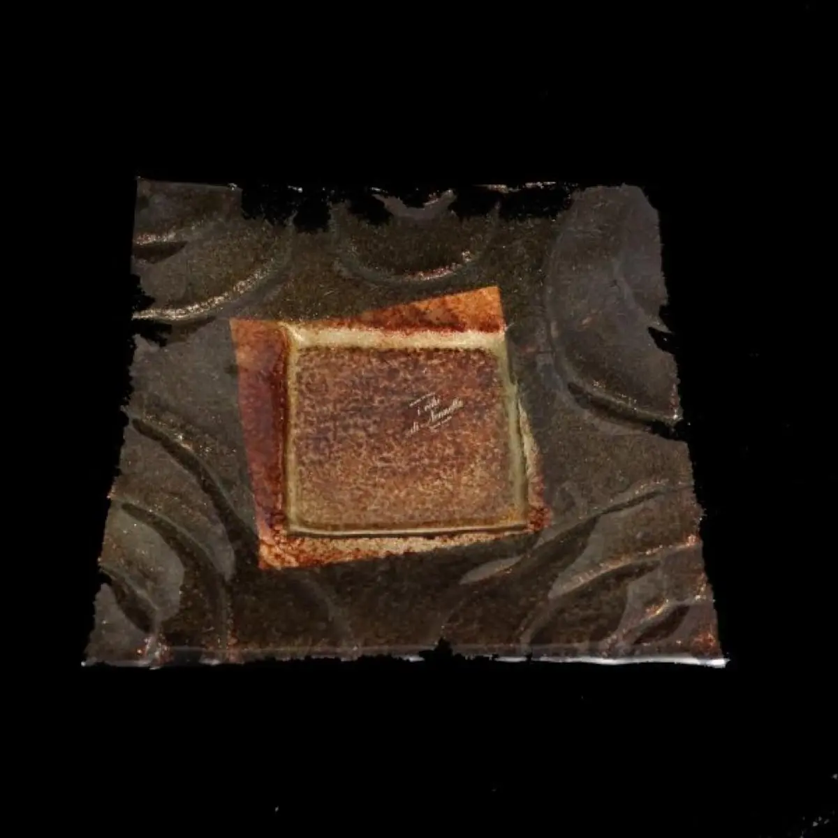 Glass Plate Golden