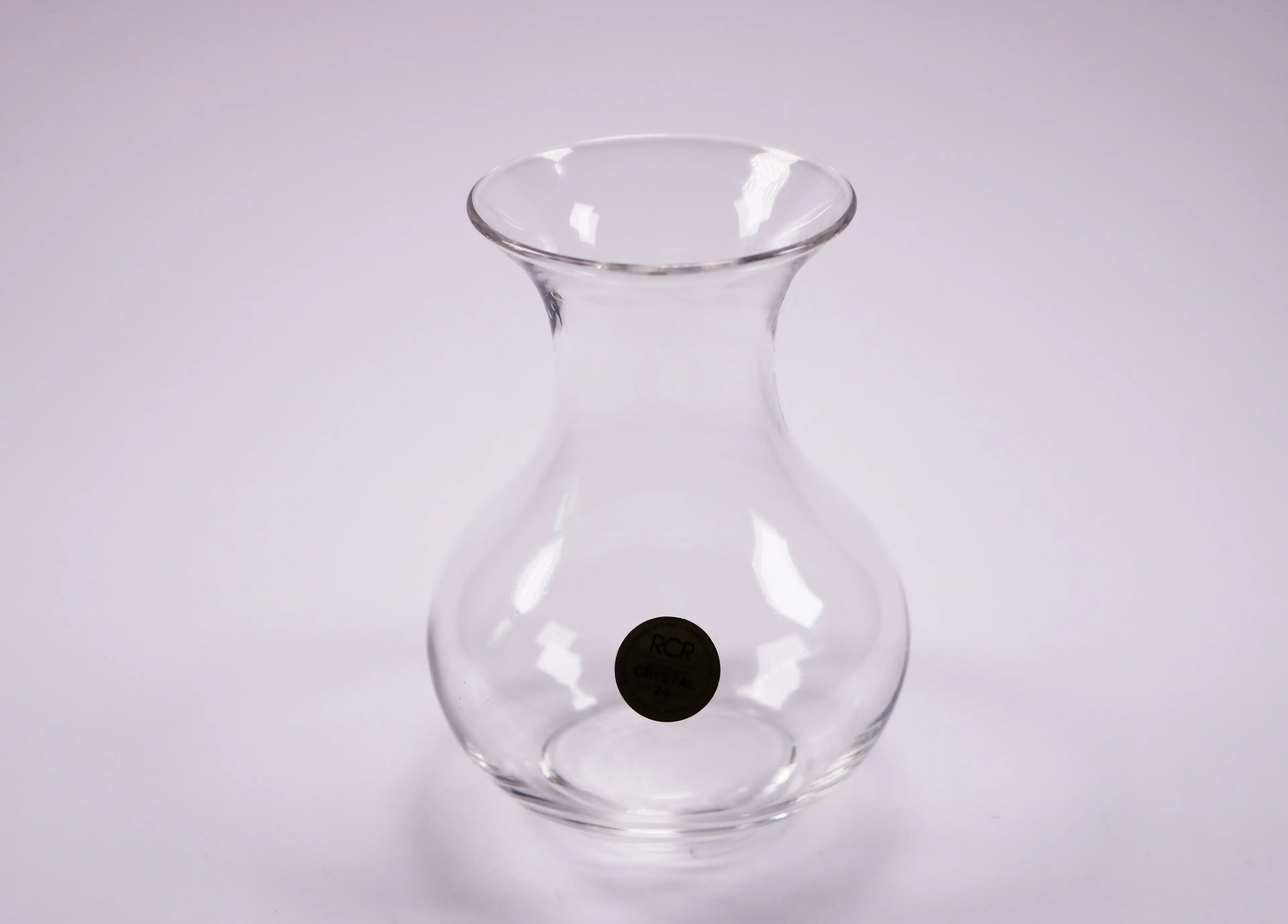 Glass Vase By Rcr