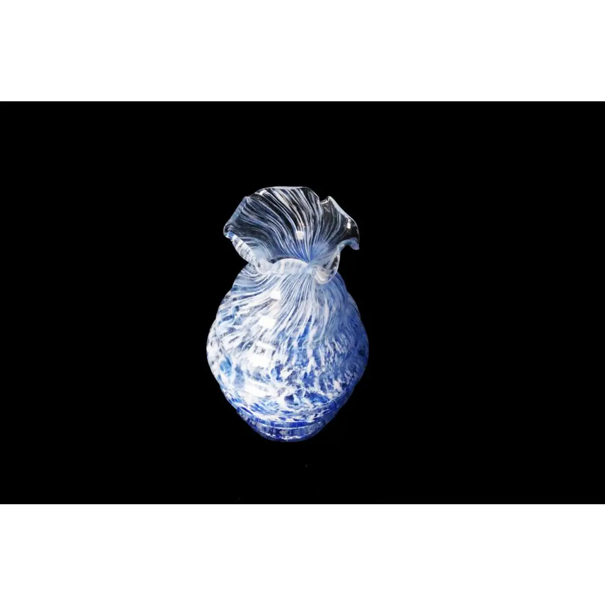 Glass Vase By Riflessi D'Arte