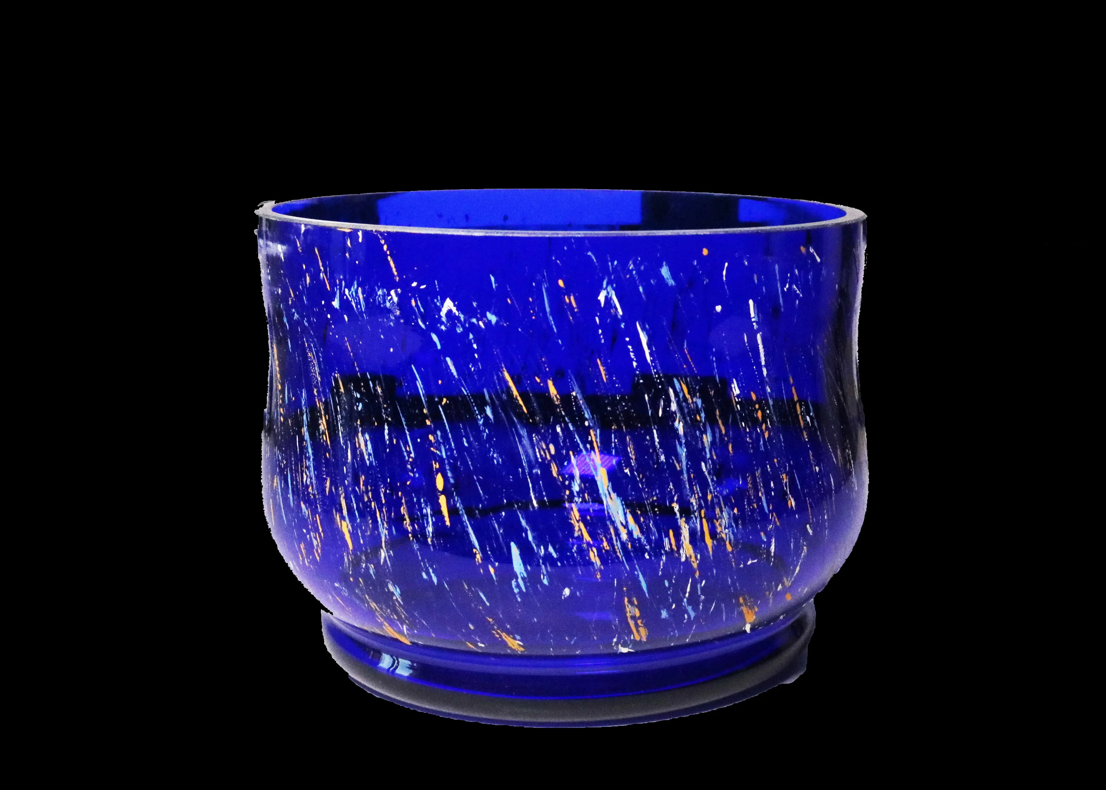 Glass Vase Small Blue