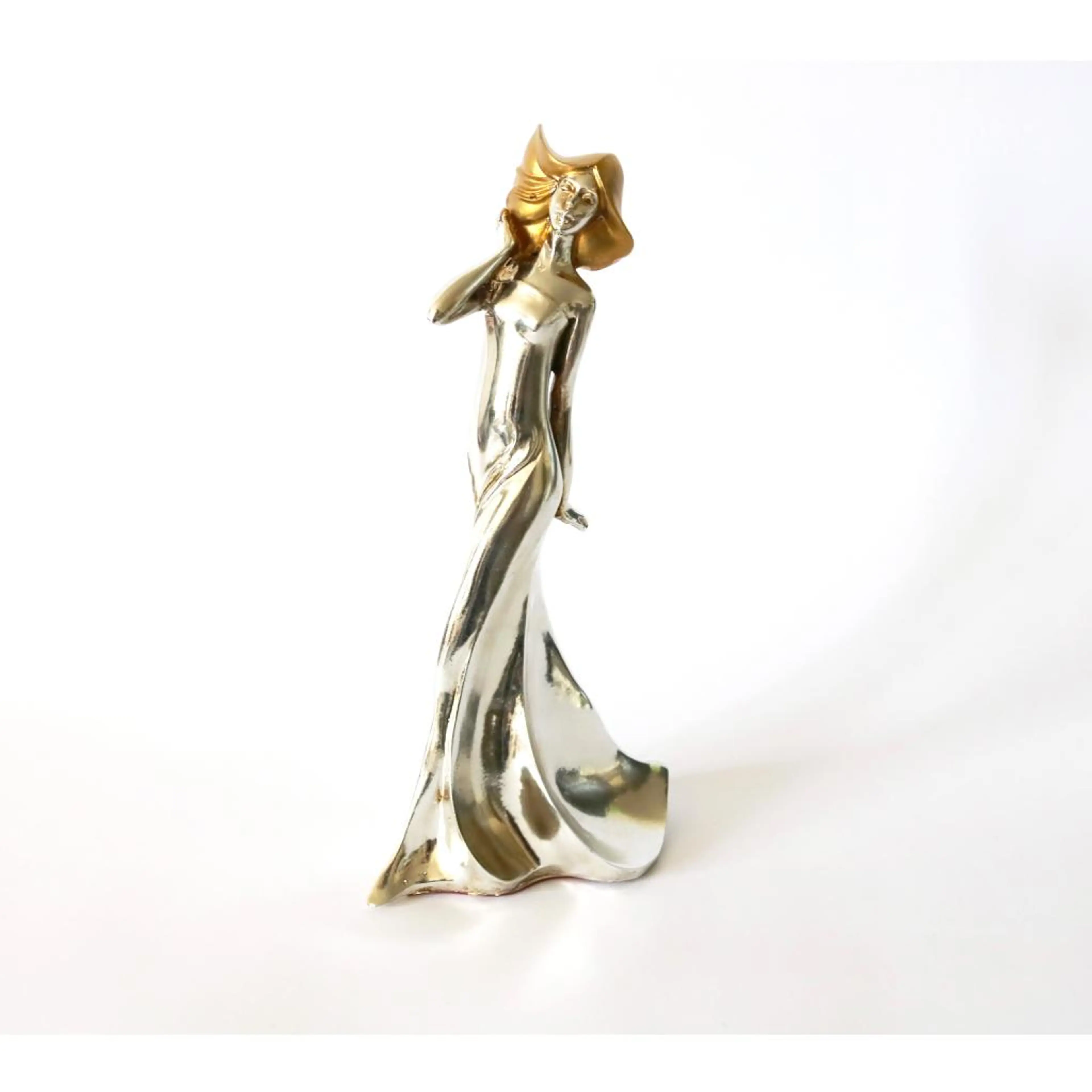 Gold And Silver Figurine Women