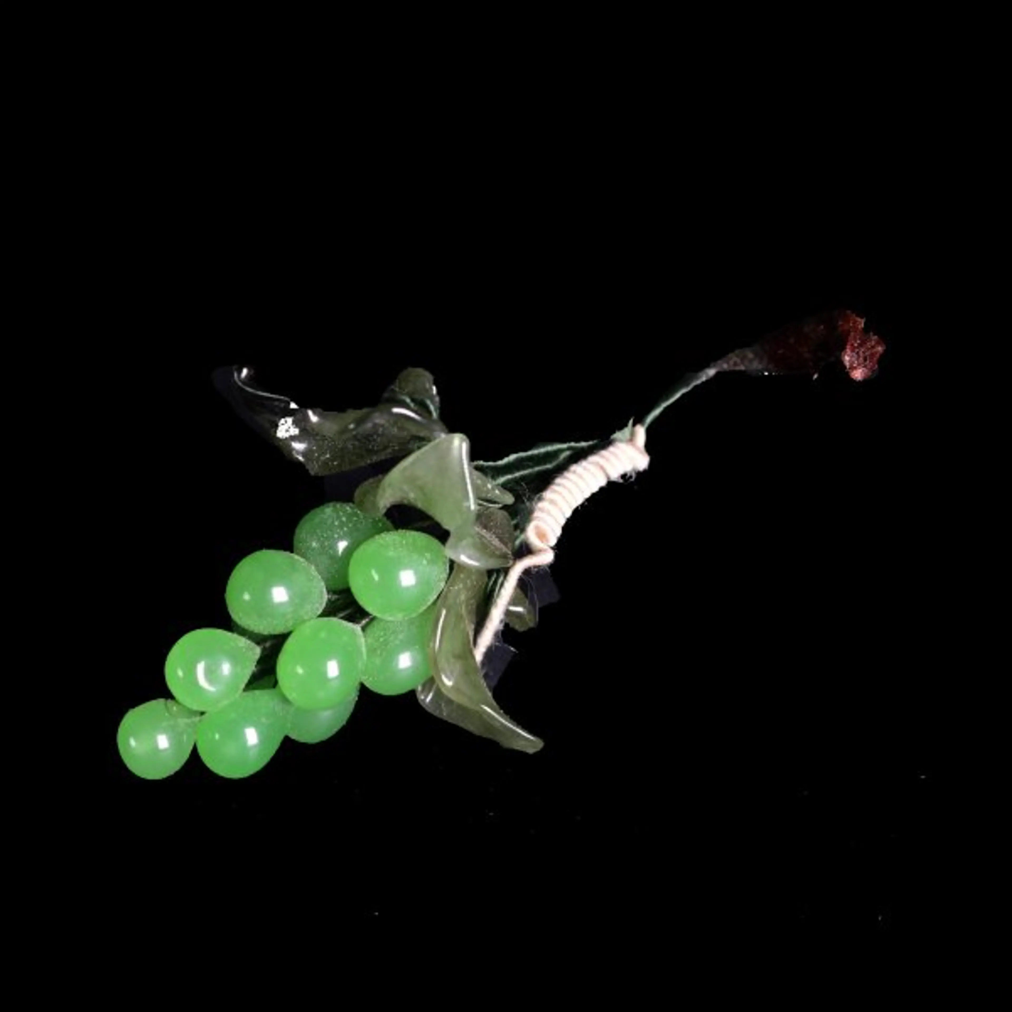 Grapes Figure Glass Green