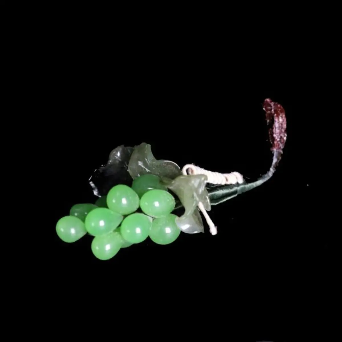Grapes Figure Glass Green