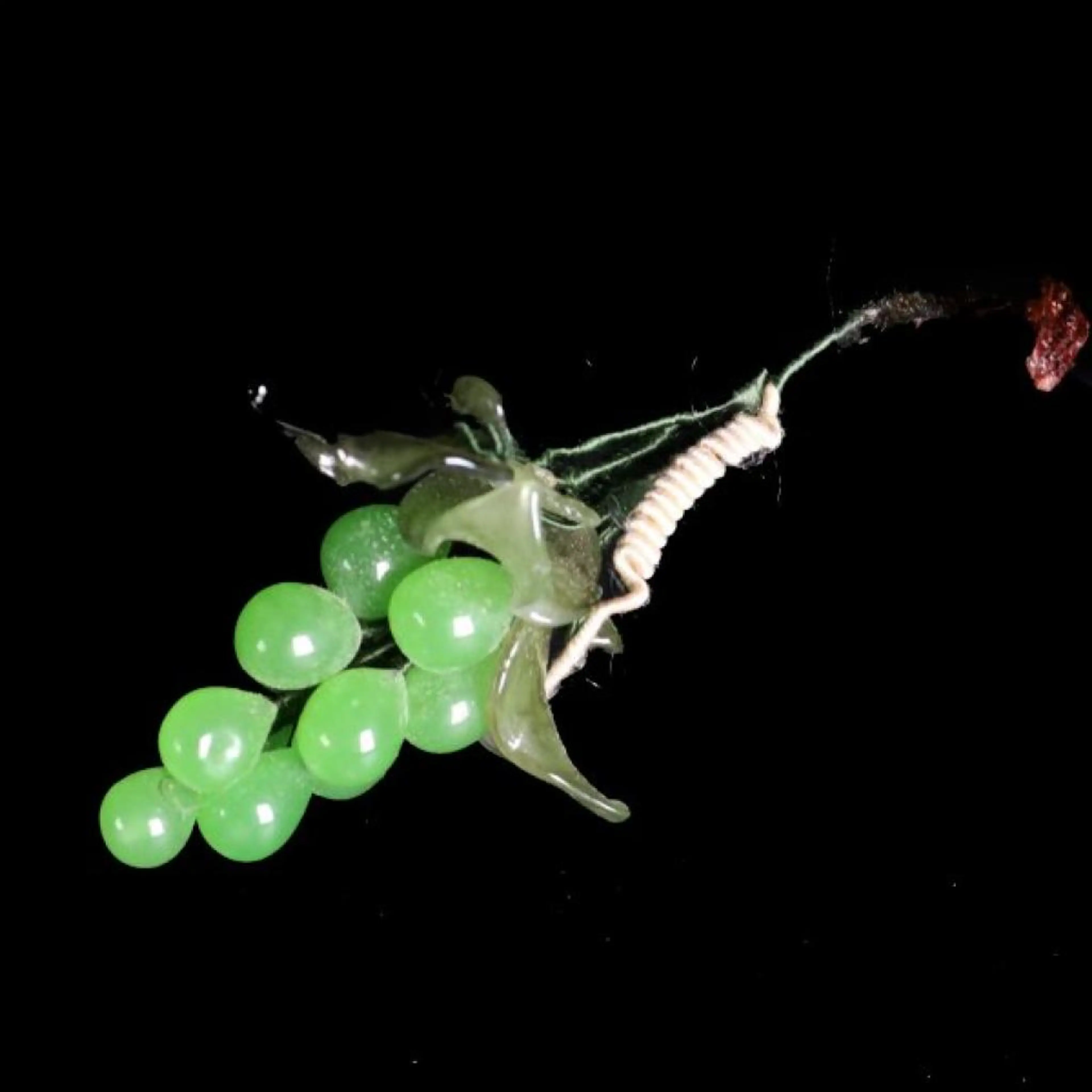 Grapes Figure Glass Green