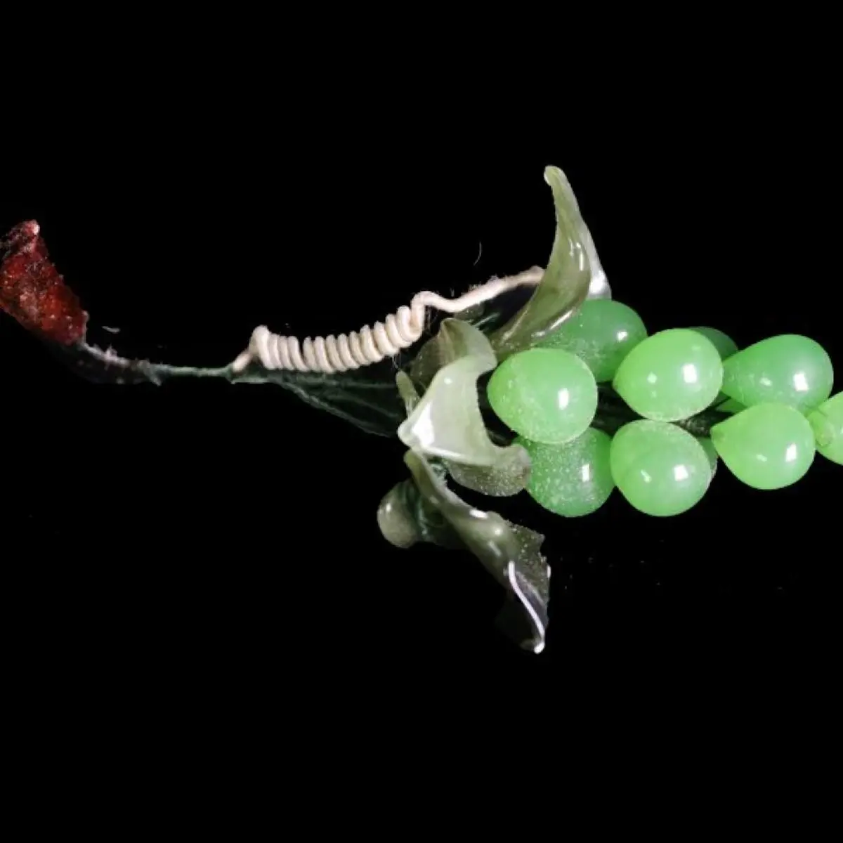 Grapes Figure Glass Green