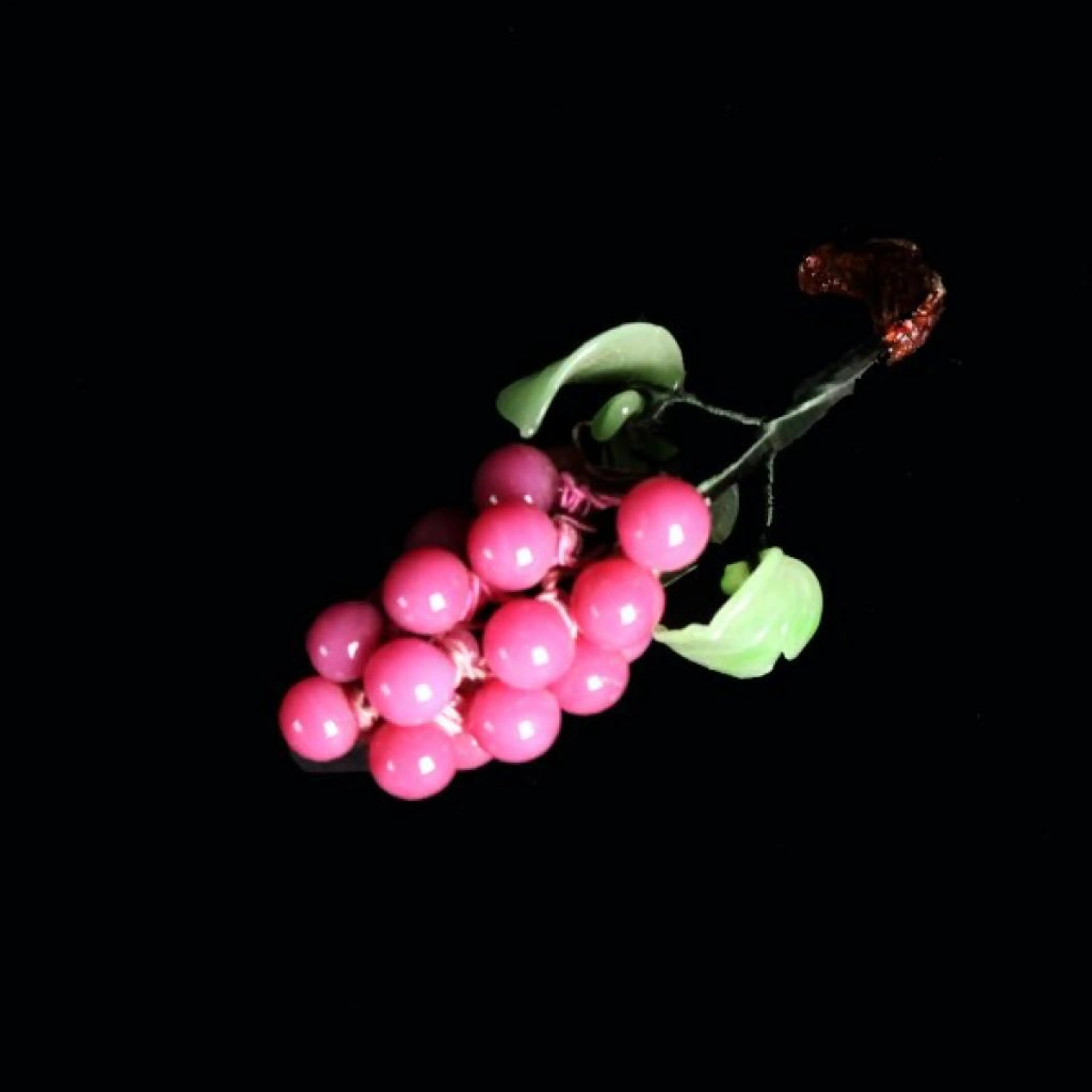 Grapes Figure Glass Pink