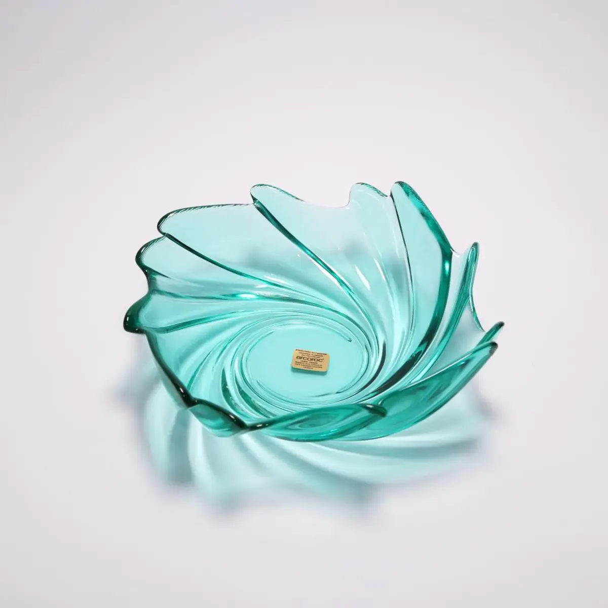 Green Glass Plate