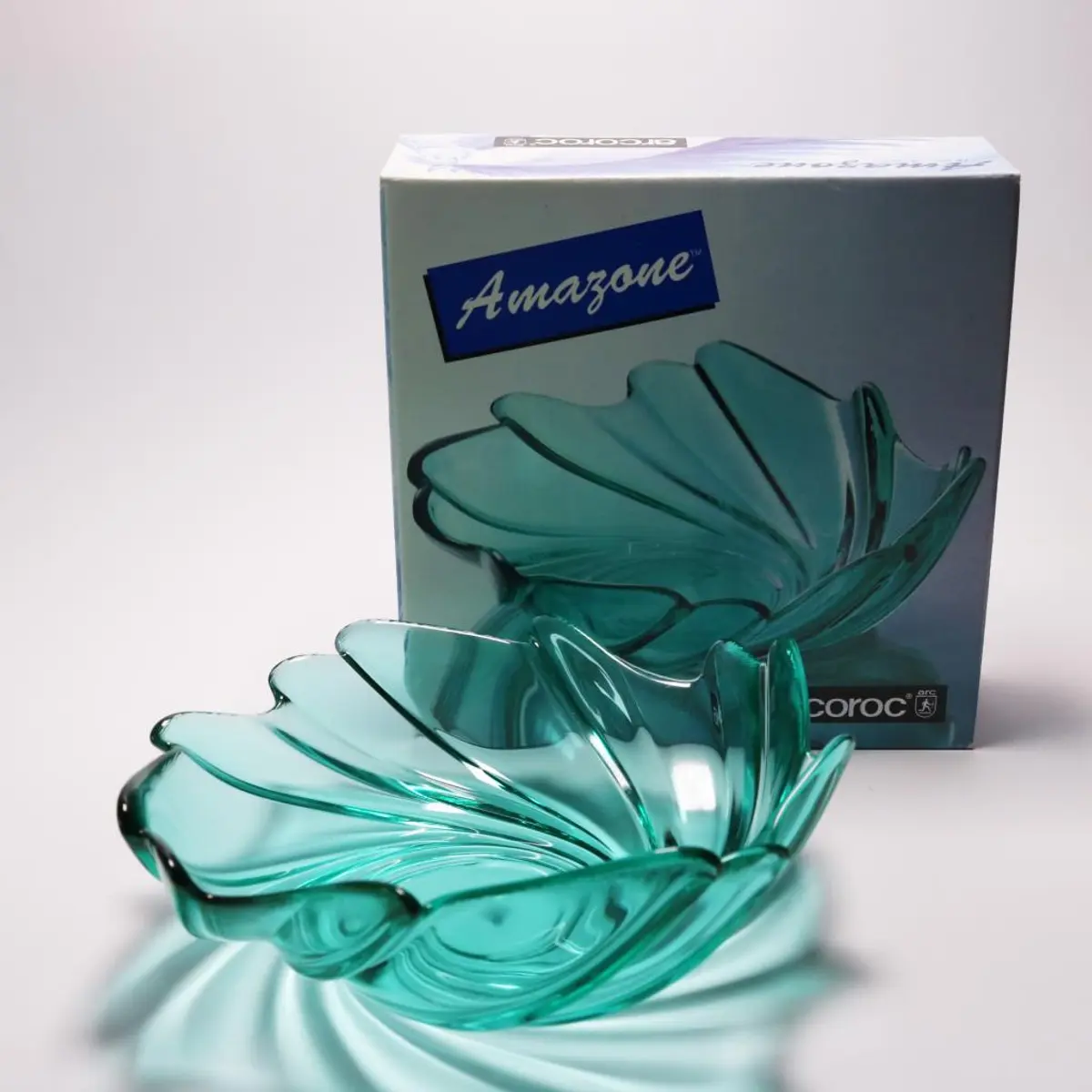 Green Glass Plate