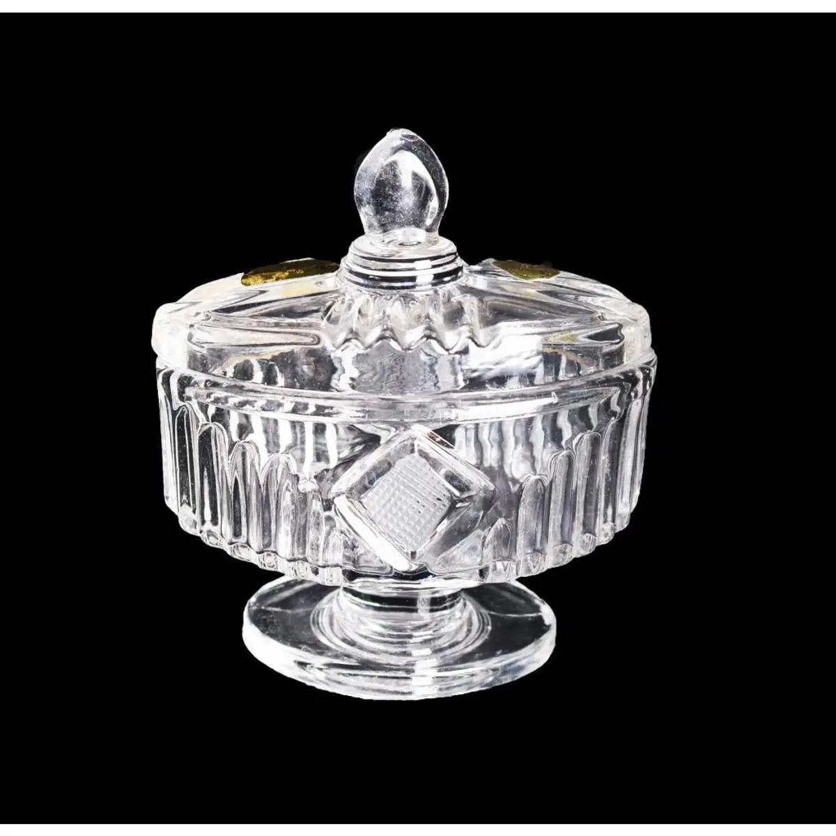 Haitzmann Hand Cut Crystal Sugar Jar