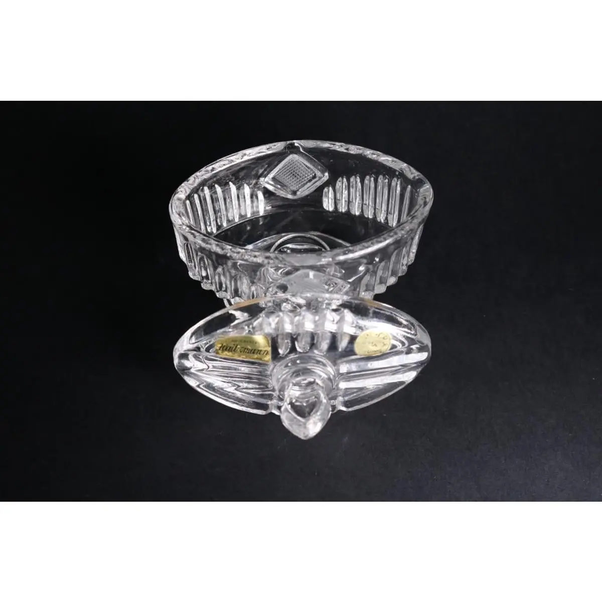 Haitzmann Hand Cut Crystal Sugar Jar