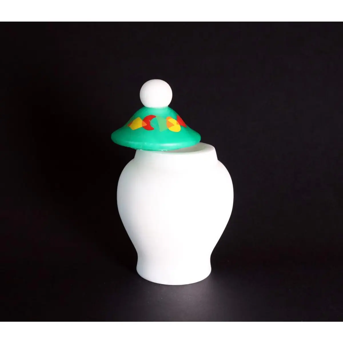 Jar With Lid Marble