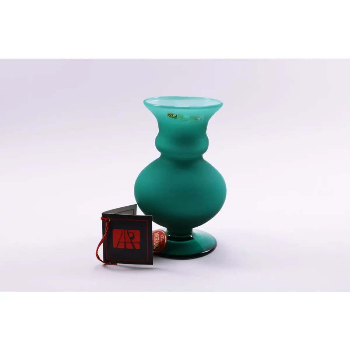 Murano Glass Vase Green