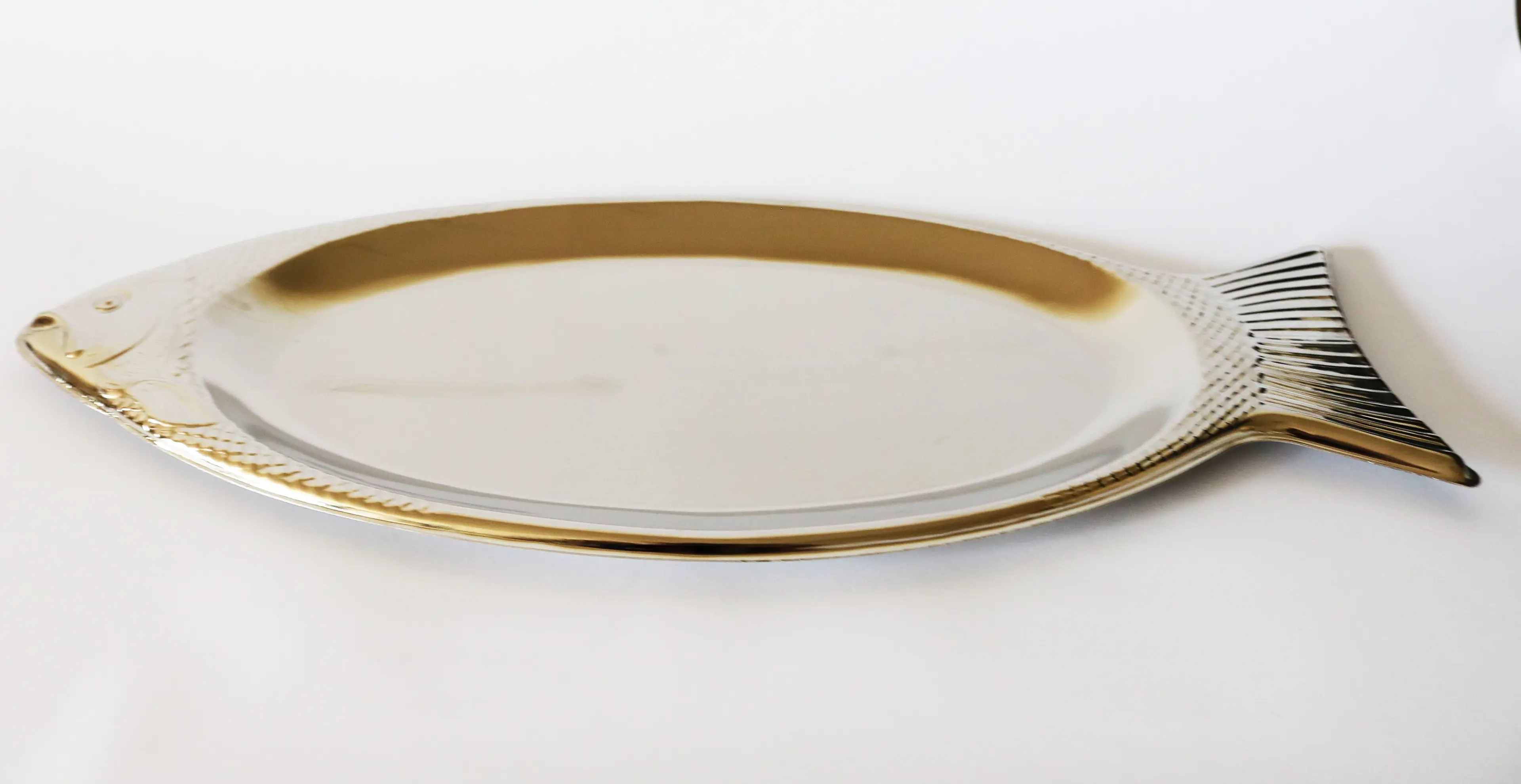 Nickelplated Fish Serving Platter