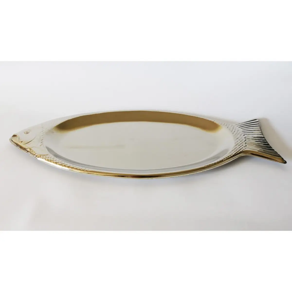 Nickelplated Fish Serving Platter