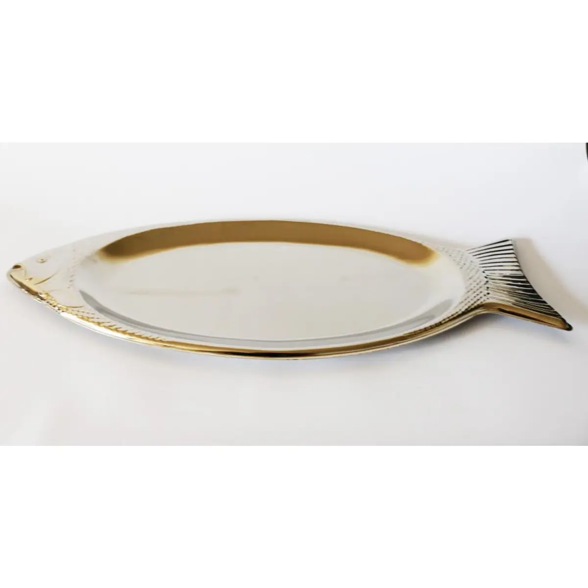 Nickelplated Fish Serving Platter