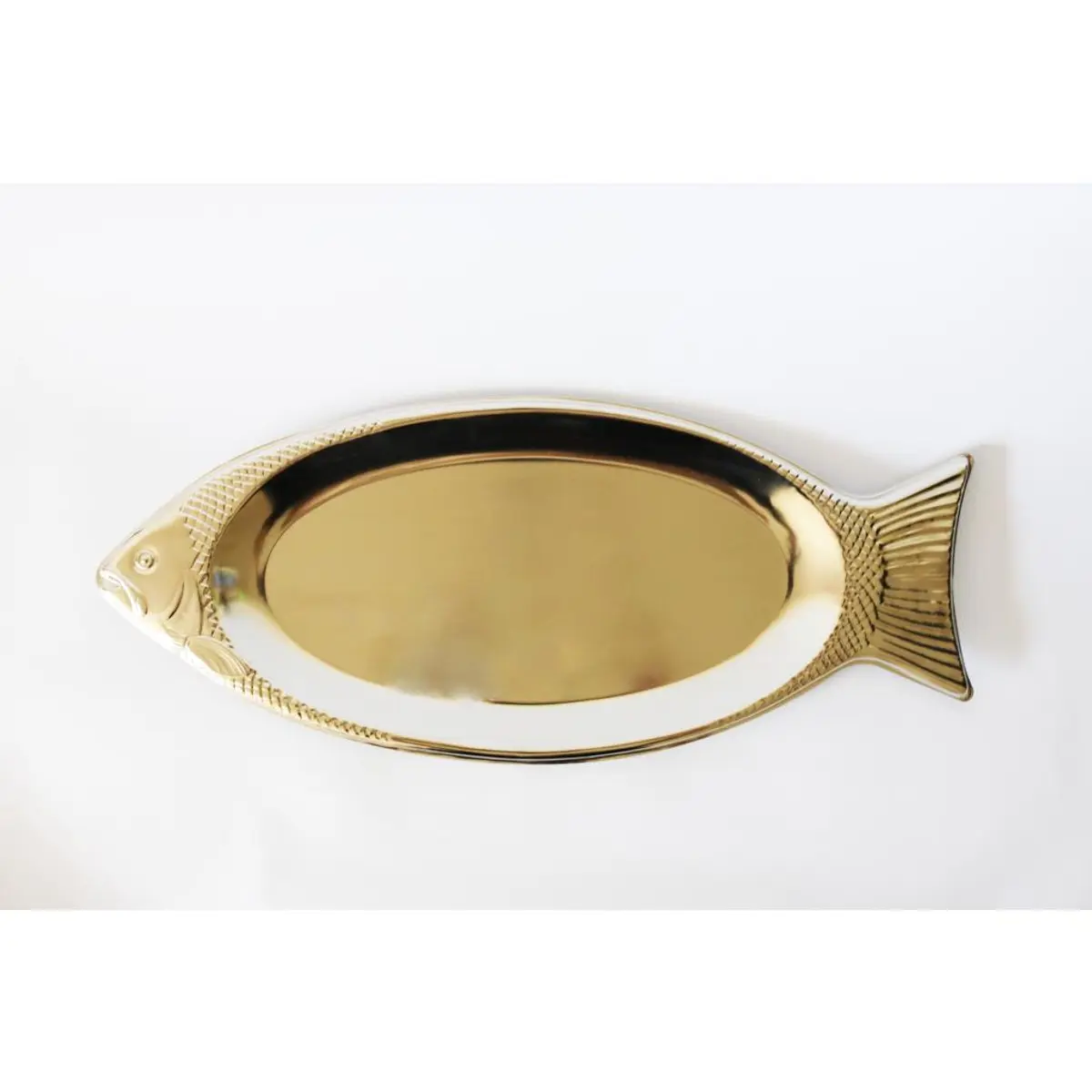 Nickelplated Fish Serving Platter