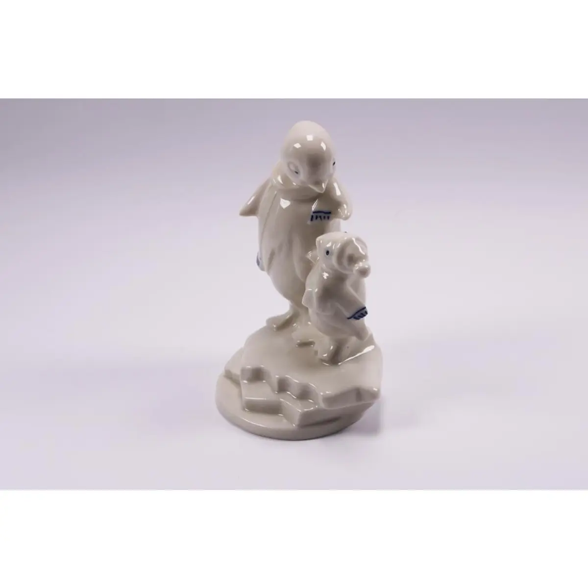 Penguin Figurine Stamped Made In Spain Collectors Item Fine Porcelain Gift Idea