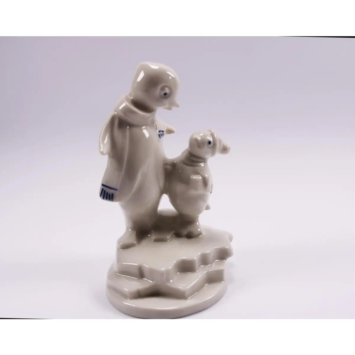 Penguin Figurine Stamped Made In Spain Collectors Item Fine Porcelain Gift Idea