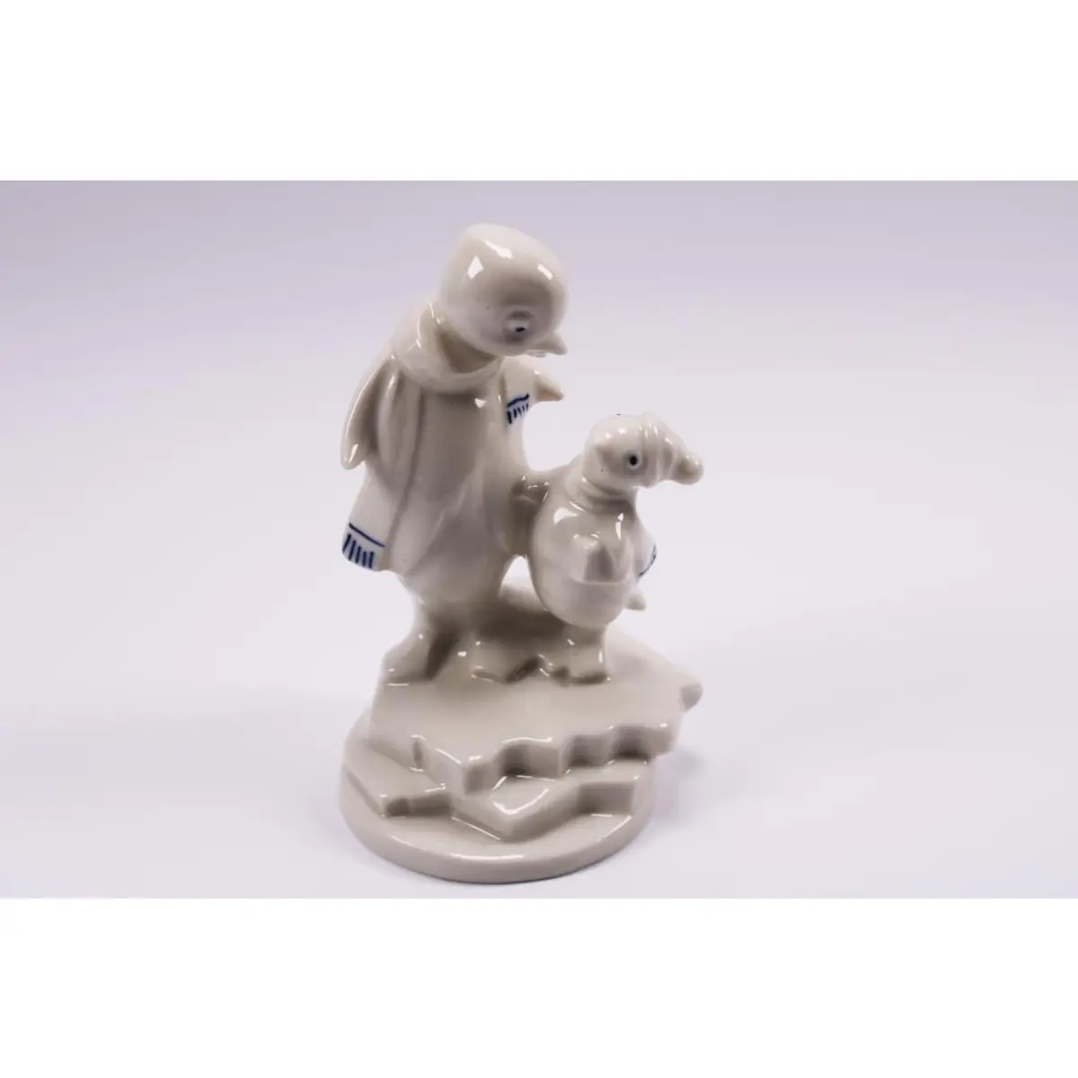 Penguin Figurine Stamped Made In Spain Collectors Item Fine Porcelain Gift Idea