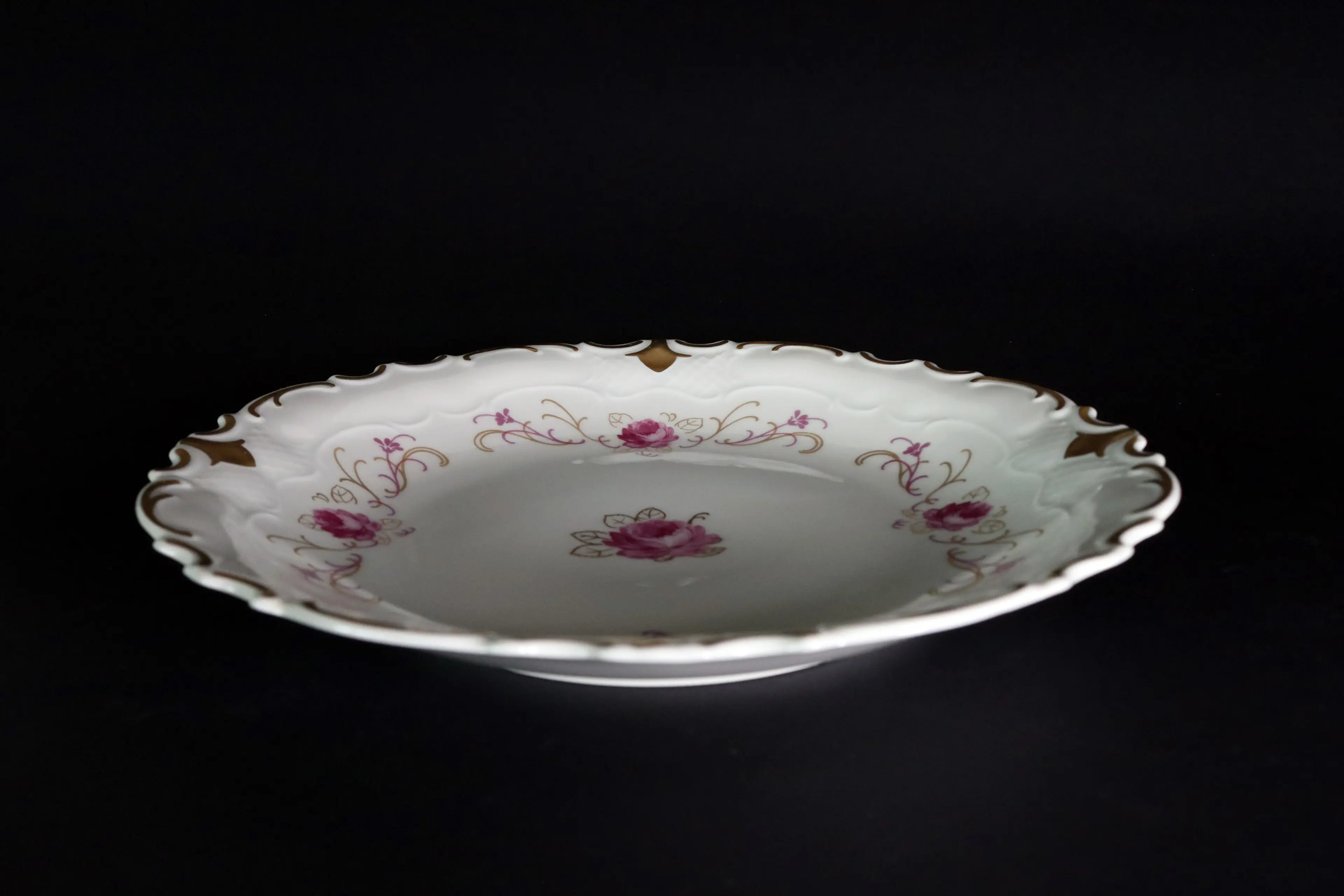 Porcelain Plate With Flowers