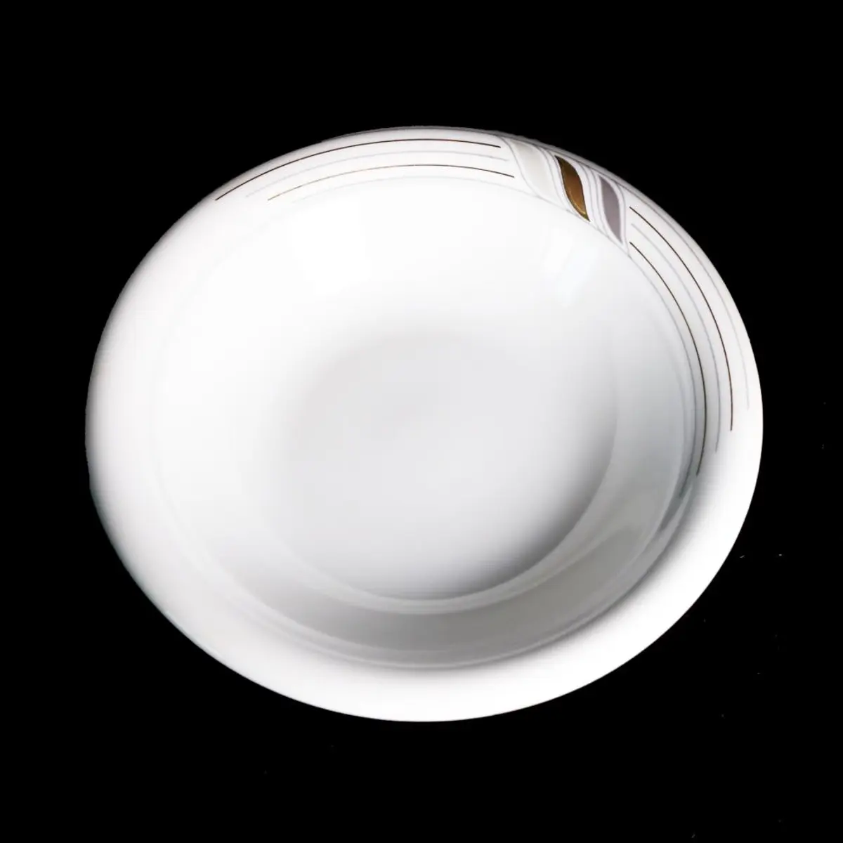 Seitmann Weiden Porcelain Plate, Gold Line